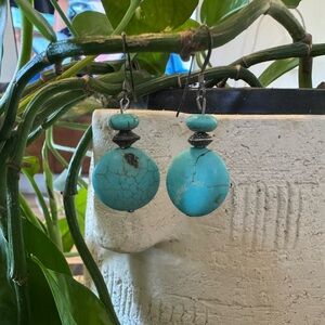 Turquoise Dangle Earrings‎
